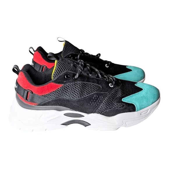 NWOB TRIPLE 7 Black Biscay Men's Athletic Shoes Size 12.5 - Picture 3 of 9